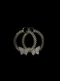 ROLEX BTTRFLY HOOPS(Pink)
